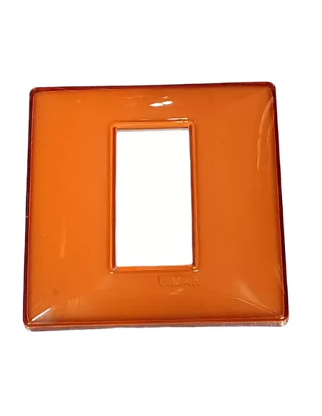 Vimar 14641.48 Placa 1 Reflex Naranja Módulos Serie Plana